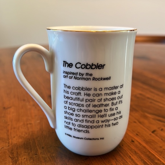 “The Cobbler” - Norman Rockwell Museum Collections, Inc. Mug - 1986 - Picture 5 of 10